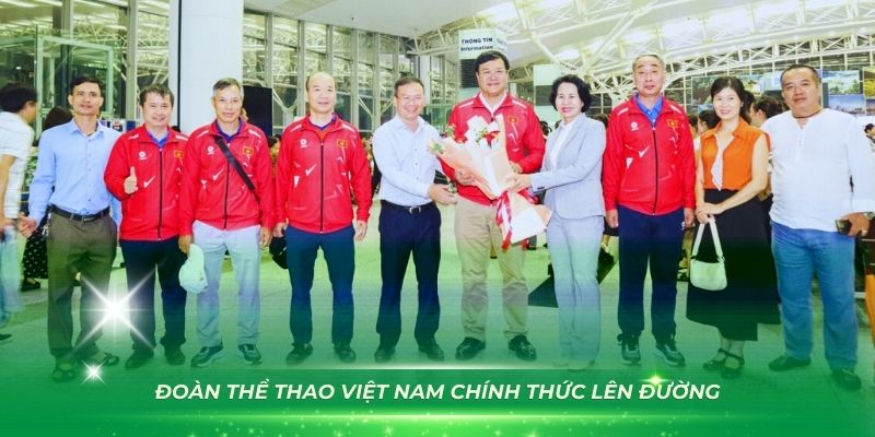 Đoàn thể thao Việt Nam chính thức lên đường tham dự Olympic 2024