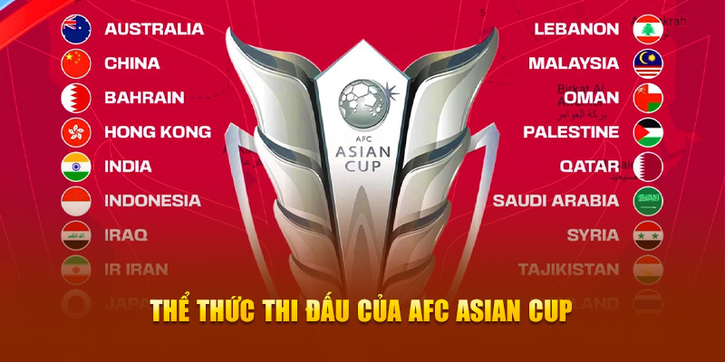 Thể thức thi đấu của AFC ASIAN CUP 